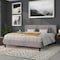 Flash Furniture King, Bedford Headboard, Gray Fabric HG-HB1704-K-LG-GG - alternate 6